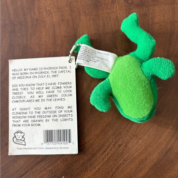 Phoenix frog Weebeanies Collectible Series 1997; cute purse charm or key ring - Picture 5 of 7